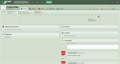 Desktop Screenshot of cowboyyoda.deviantart.com
