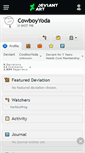 Mobile Screenshot of cowboyyoda.deviantart.com