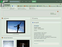 Tablet Screenshot of hrmeyer.deviantart.com
