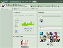 Tablet Screenshot of gender-switch-senshi.deviantart.com