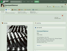 Tablet Screenshot of graveyardglamour.deviantart.com