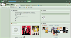 Desktop Screenshot of lenore-fans.deviantart.com