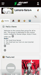 Mobile Screenshot of lenore-fans.deviantart.com
