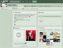 Tablet Screenshot of lenore-fans.deviantart.com