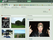 Tablet Screenshot of k1m0s.deviantart.com