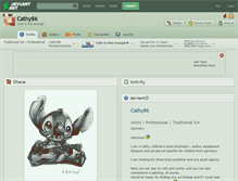 Tablet Screenshot of cathy86.deviantart.com