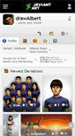 Mobile Screenshot of drawalbert.deviantart.com