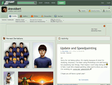Tablet Screenshot of drawalbert.deviantart.com