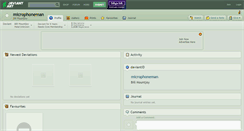 Desktop Screenshot of microphoneman.deviantart.com