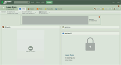 Desktop Screenshot of laser-eyes.deviantart.com