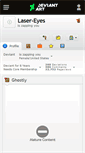 Mobile Screenshot of laser-eyes.deviantart.com