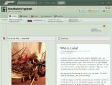 Tablet Screenshot of mondsichelsyggdrasil.deviantart.com