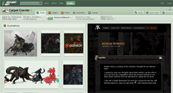 Desktop Screenshot of carpet-crawler.deviantart.com