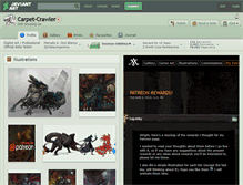 Tablet Screenshot of carpet-crawler.deviantart.com