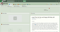 Desktop Screenshot of green-tea.deviantart.com