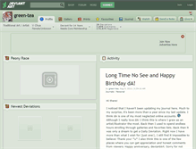 Tablet Screenshot of green-tea.deviantart.com
