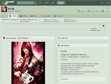 Tablet Screenshot of kw3k.deviantart.com