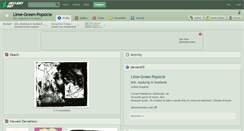 Desktop Screenshot of lime-green-popsicle.deviantart.com
