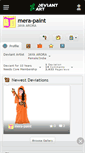Mobile Screenshot of mera-paint.deviantart.com