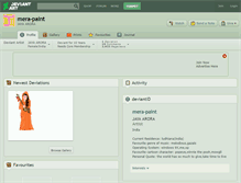 Tablet Screenshot of mera-paint.deviantart.com