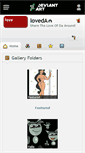 Mobile Screenshot of loveda.deviantart.com