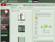 Tablet Screenshot of loveda.deviantart.com