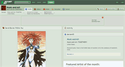 Desktop Screenshot of music-and-art.deviantart.com