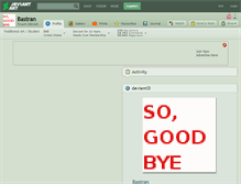 Tablet Screenshot of bastran.deviantart.com