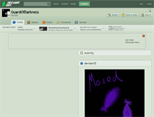 Tablet Screenshot of guardofdarkness.deviantart.com