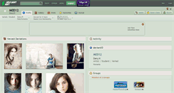 Desktop Screenshot of m0d12.deviantart.com