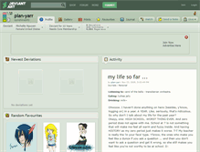 Tablet Screenshot of plan-yarr.deviantart.com