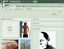 Tablet Screenshot of big0af.deviantart.com