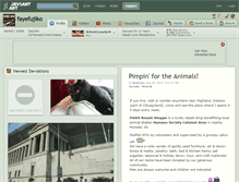 Tablet Screenshot of fayefujiko.deviantart.com