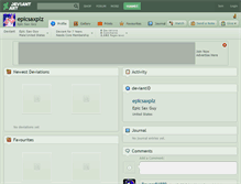 Tablet Screenshot of epicsaxplz.deviantart.com
