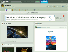 Tablet Screenshot of andreuet.deviantart.com