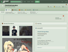Tablet Screenshot of chemicalcupcakes.deviantart.com