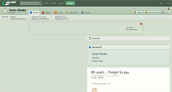 Desktop Screenshot of inner-hinata.deviantart.com