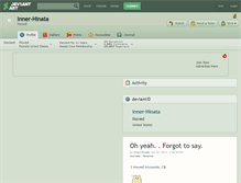 Tablet Screenshot of inner-hinata.deviantart.com