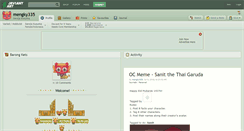 Desktop Screenshot of mengky335.deviantart.com