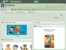 Tablet Screenshot of nekoofwanton.deviantart.com
