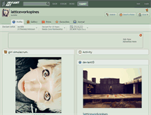 Tablet Screenshot of latticeworkopines.deviantart.com