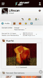 Mobile Screenshot of lifescan.deviantart.com