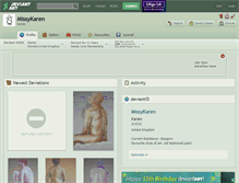 Tablet Screenshot of missykaren.deviantart.com