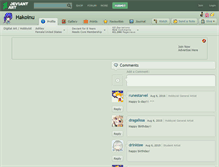Tablet Screenshot of hakoinu.deviantart.com