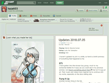 Tablet Screenshot of kazaki03.deviantart.com