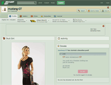 Tablet Screenshot of mustang-gt.deviantart.com