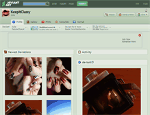 Tablet Screenshot of keepitclassy.deviantart.com