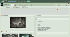 Desktop Screenshot of creativvv.deviantart.com