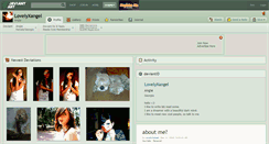 Desktop Screenshot of lovelyxangel.deviantart.com