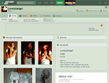 Tablet Screenshot of lovelyxangel.deviantart.com